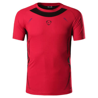

Mens Fitness Sports Tights Stretch Short Sleeve Quick-drying Compression T Shirt Running Training Shirts LSL322