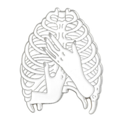 

Creative Enamel Punk Brooch Jacket Lapel Pin Alloy Bag Badge Halloween Brooch