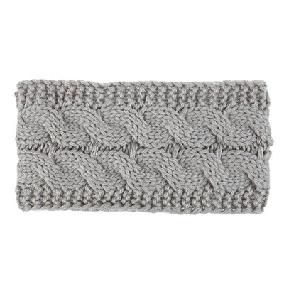 

12 Colors Women Warm Winter Snow Hat Fashion Wool Twist Knitted Turban Headband No Top Wool Hat Headband
