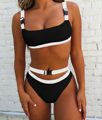

Women Sexy Bandage Bikini Push-up Padded Bra Swimsuit Bathing Monokini Swimwear