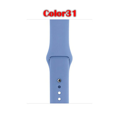 

Silicone Sports Band for Apple Watch Series 123 38MM 42MM Rubber Watchband for iWatch Volt series 4 40mm 44mm
