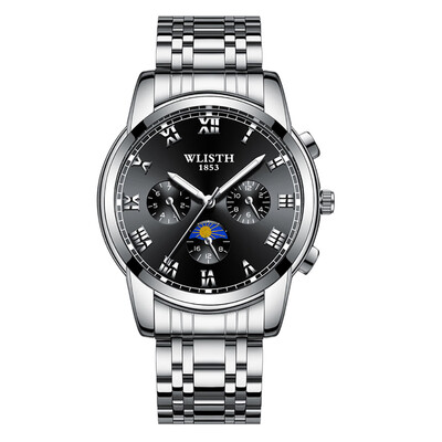 

Gobestart Luxury Watches Quartz Watch Stainless Steel Dial Casual Bracele Watch
