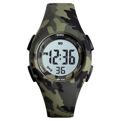 

SKMEI 1459 Luminous 5ATM Waterproof Digital Childrens Sports Watch Alarm Calendar Week Date Hour Wristwatch for Teenager with PU