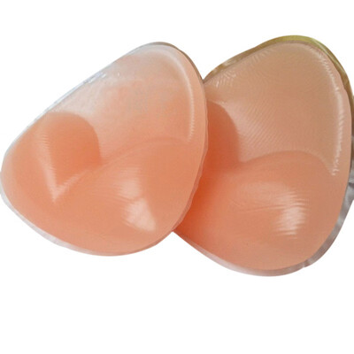 

Sexy Women Breast Pads Silicone Bra Gel invisible inserts Push Up Bra Insert Breast Bra Cleavage Triangle Pads Enhancer H89