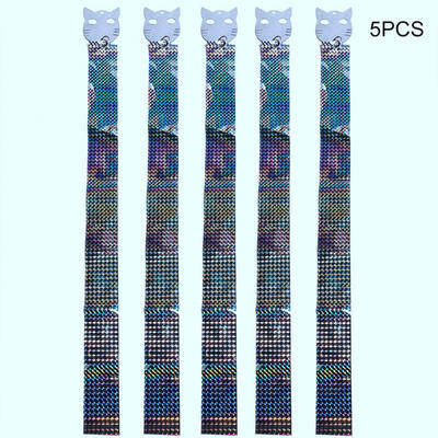 

Greensen 5Pcs Bird Repellent Reflective Scare Tape Ribbon Bird Deterrent