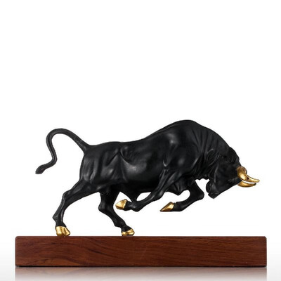 

Vigorous Bull Bronze Sculpture Full of Momentum Strength Animal Sculpture Bull