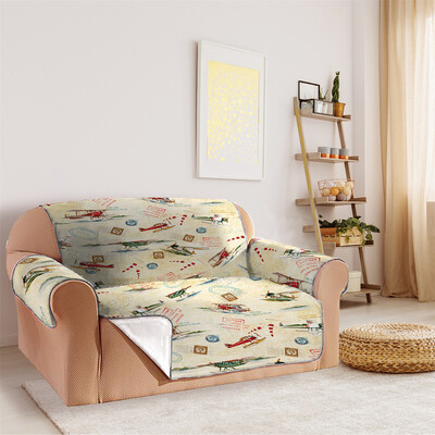

Toponeto Anti-Slip Quilted Sofa Couch Cover Chair Pet Dog Kids Mat Furniture Protector