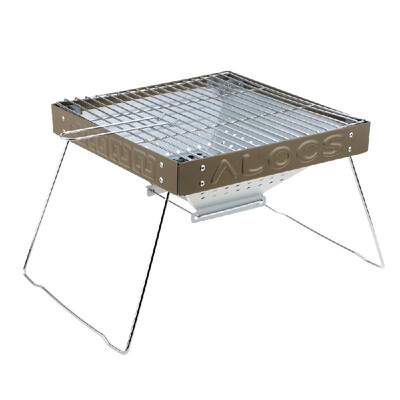 

ALOCS Outdoor Portable Quick-open Folding BBQ Grill Set with Storage Bag