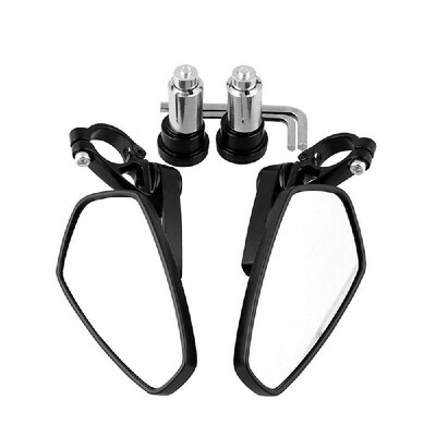 

1 Pair 78" 22mm Motorcycle Bar End Mirrors Rear View CNC for Honda GROM MSX125 CB500F for Kawasaki Z125 pro Z650 Z750 Z800 Z900