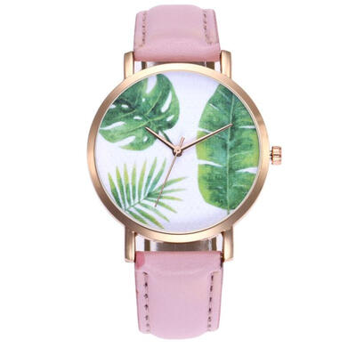 

Rainforest Leaves Beautiful Ladies Wristwatch Casual 2018 Simple Birthday Gifts Womens Quartz watch Temperament clock 2018 D