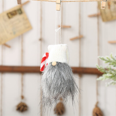 

Tailored Christmas Decoration Faceless Doll Pendant Shiny Dress Up