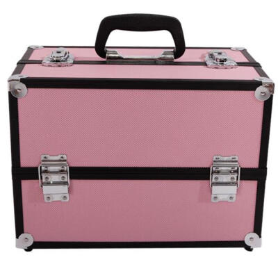 

SM-2083 Aluminum Alloy Makeup Train Case Jewelry Box Organizer