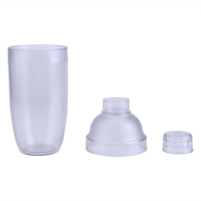 

Anti-leakage Transparent PC Resin Milk Tea Cocktail Drink Shaker Bar Tool 700cc Bar Shaker Cocktail Shaker