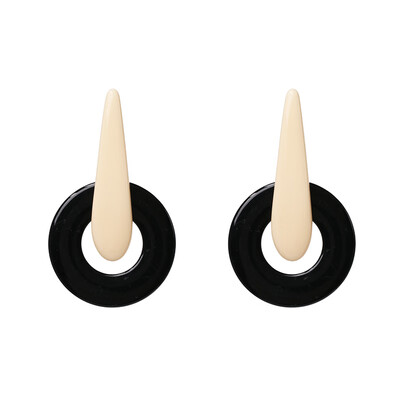

AOTEMAN Vintage Acrylic Geometric dangle earrings big round statement earrings party jewelry Accessories wholesale 2019