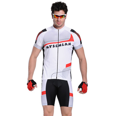 

Meissenlan MYSENLAN Jersey suits for men&women spring&summer bicycle Jersey riding pants MB-Glory short set red