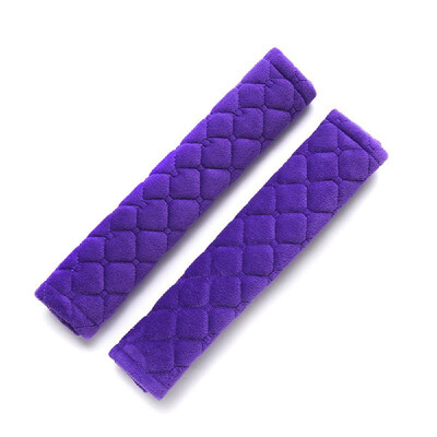 

Seat Belt Shoulder Car Seat Belt Shoulder Cover Plush Thicken Long Shoulder Cover Auto Accessories Wholesale purple