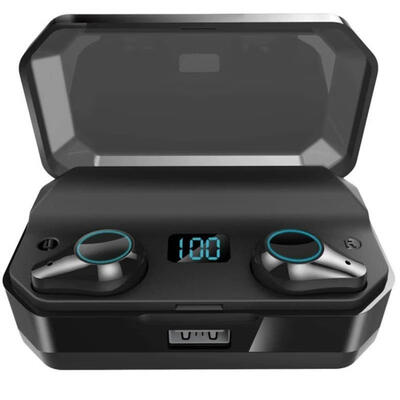 

Wireless Bluetooth Touch Control Mini Wireless IPX7 Waterproof Stereo HiFi Music Earphone with Mic