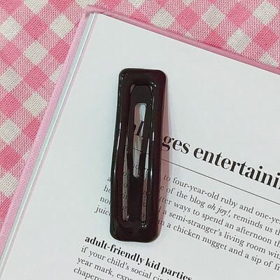 

Korean girl heart geometry drop oil candy color word clip bangs clip wild soft girl broken hair clip