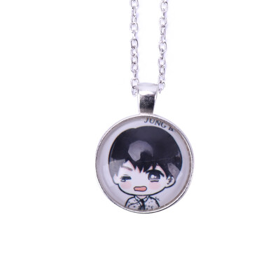 

Kpop BTS Bangtan Boys Necklace Hot Gift Steel Necklace