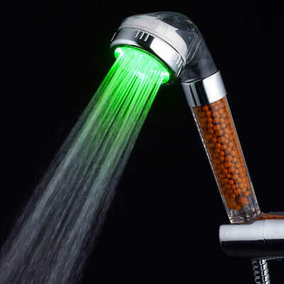 

Siaonvr RGB 7 Colorful LED Light Water Bath Bathroom Filtration Shower