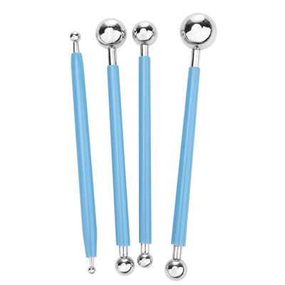 

4pcsset Essential DIY Stainless Steel Baking Cake Tools 8 Head Pen Fondant