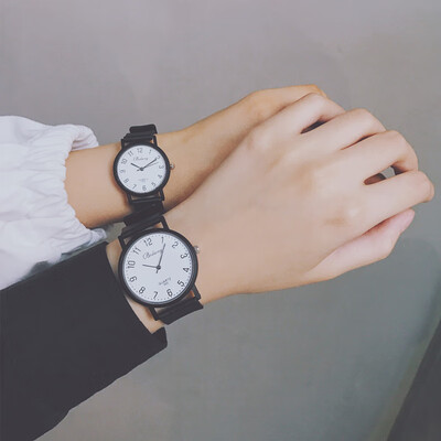 

INS Homebrew Couple Watch Couple Student Girlfriend A Simple Couple Watch in the Star Sky