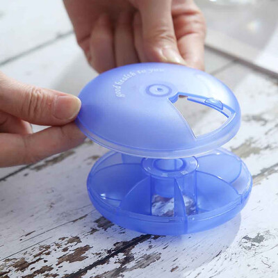 

Gobestart Travel Pill Box Medicine Tablet Storage Vitamin Dispenser Organiser 7 Day
