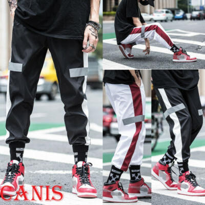 

Mens Gym Sports Pants Hip Hop Jogging Joggers Sweatpants Trousers Casual Bottoms