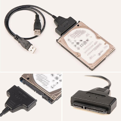 

Portable USB To SATA Converter Adapter Cable Notebook Copper Material Hard Disk Drive Data Wire