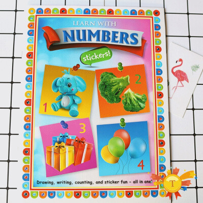 

Sticker Books for Baby Leaning English Story Book with Stickers Preschool Early Learning Educational children Toy