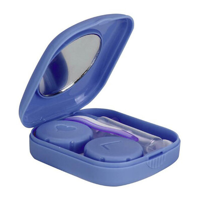 

Siaonvr New Cute Mini Contact Lens Easy Carry Case Travel Kit PP