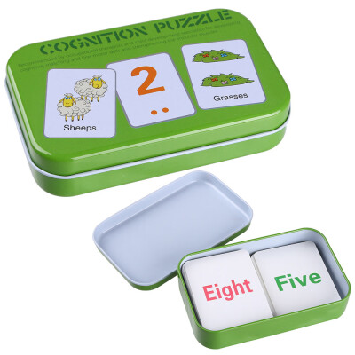 

Tailored Cognitive English Learning Puzzle Toy kid Educational Toys Baby Literacy Cards