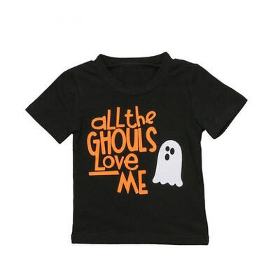 

Details about Newborn Toddler Infant Babys Kids Boys Short Sleeve Clothes Black Cotton T-shirt