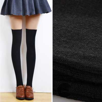 

Hot Fashion Womens Knit Cotton Over The Knee Long Socks Thigh High Stockings Socks For Women