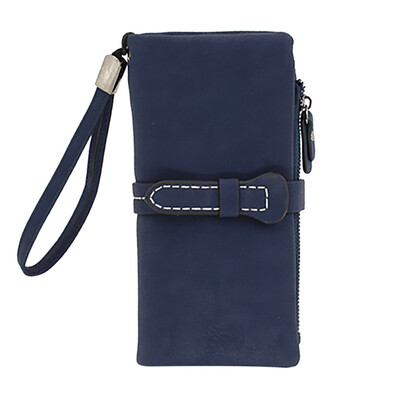 

Tailored Womens 2019 New Matte Zipper Long Wallet Multi-Function Mobile Phone Bag