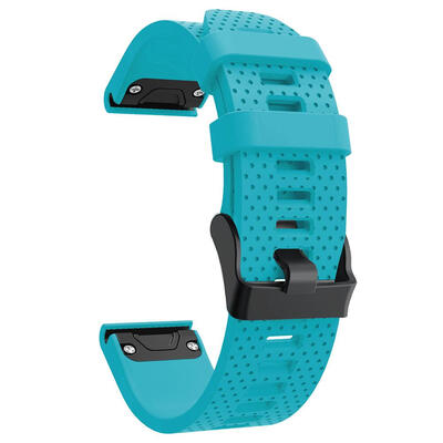 

Silicone Watch Band Strap for Garmin Fenix 5S Smart Watch Black Buckle 20mm