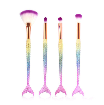 

〖Follure〗4PCS Make Up Foundation Eyebrow Eyeliner Blush Cosmetic Concealer Brushes