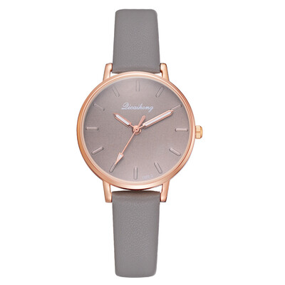

Korean version of the simple casual ladies quartz watch AliExpress explosion models fashion solid color alloy fashion watches