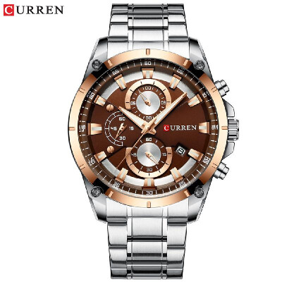 

Curren Men Watch Business Multifuntional Waterproof Watches Quartz Watch