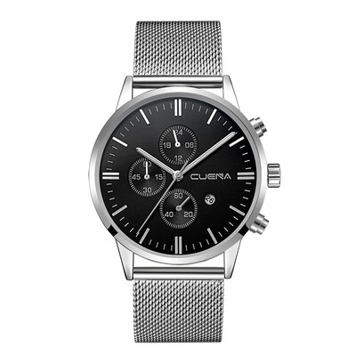 

Gobestart Mens Stainless Steel Quartz Analog Wrist Watch Sport Watches Gifts Luxury