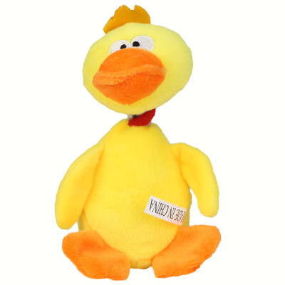 

Pet Dog Toys Chew Puppy Dog Squeaky Toys Plush Sound Duck for Small Dogs