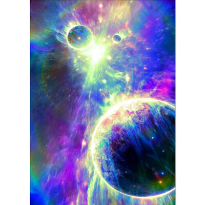 

5D DIY Full Square Diamond Painting Cosmic Starry Diamond Rhinestone Embroidery Cross Stitch Home Office Party Decoration