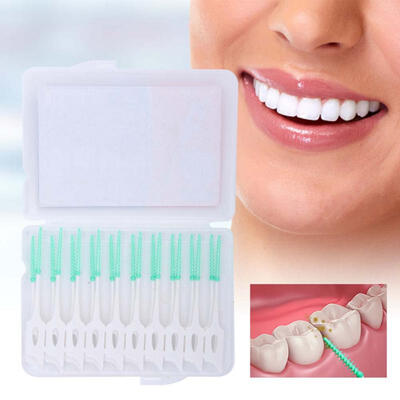 

Greensen 20pcs Silicone Interdental Brush Cleaning Toothpicks Dental Oral Care Tool