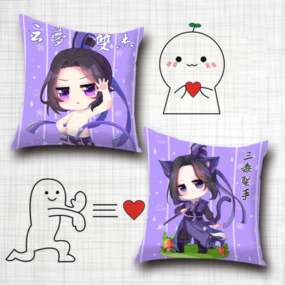 

redCherry Anime Characters Cartoon Square Throw Pillow Case Cushion Cover Double Sided 177 inch