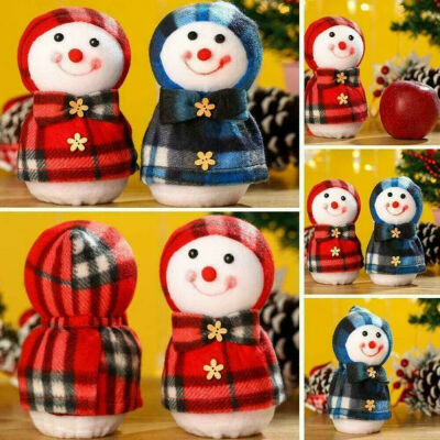 

Merry Christmas Decorations Bags Xmas Snowman Apple Bag Christmas Eve Apple Box