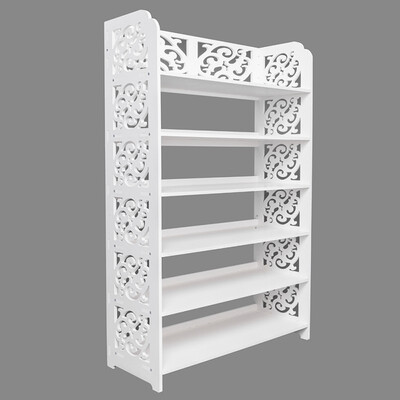 

6-Tier Waterproof Display Shelf Units Storage Rack Organizer