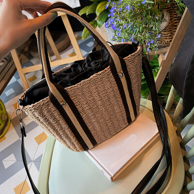 

Tailored Fashion Ladies Beach Wild Woven Wild Shoulder Bag Messenger Bag Handbag