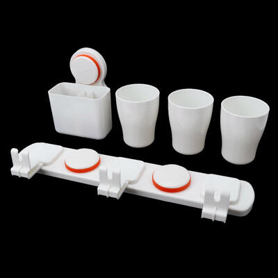 

Greensen Strong Suction Cup Toothbrush Organizer Set for Family of Three