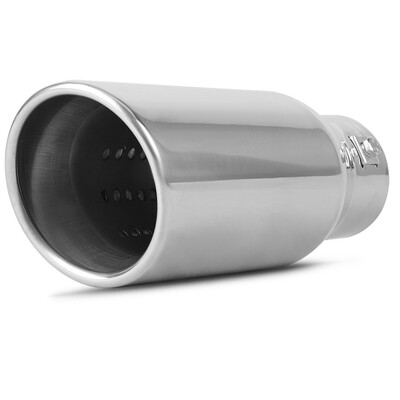

15-20 Inch Inlet Exhaust Tip Chrome Polished Stainless Steel Exhaust Tip