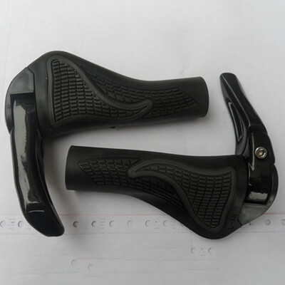 

Cycling MountainRoad Bike Bicycle Lock-On Carbon Handlebar Cover Handle Grip Bar End